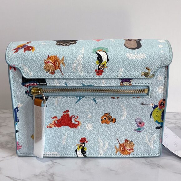New Disney Parks Dooney & Bourke Out to Sea Crossbody Purse - Picture 3 of 6